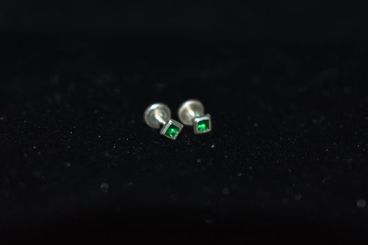 Topo Circon Cuadrado 3.8 Mm