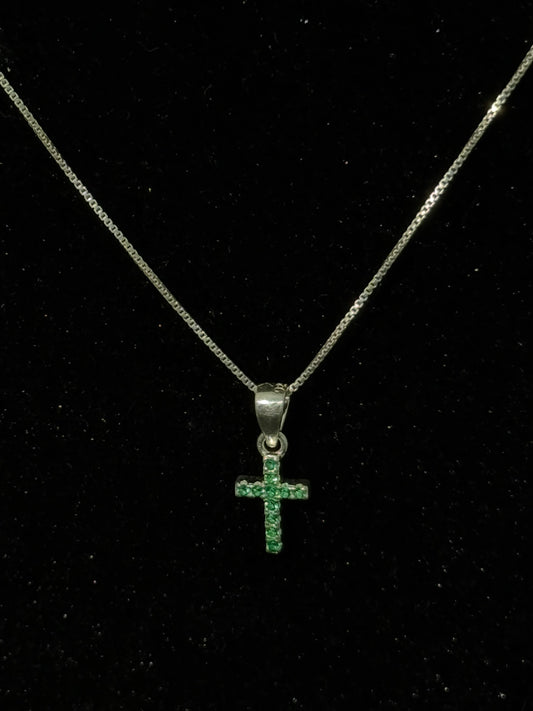 Conjunto Cruz Circón Verde